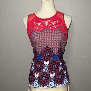 Bright, fun sleeveless top